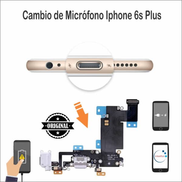 Cambiar microfono iPhone 6S Plus