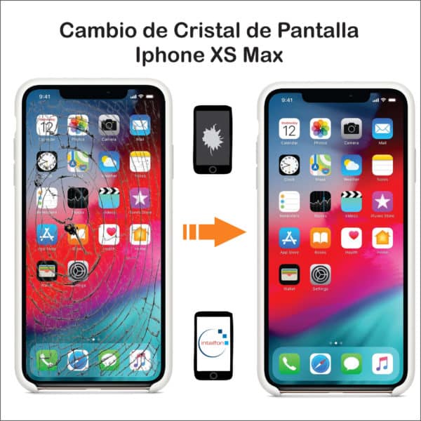 Cambiar cristal de pantalla iPhone XS Max