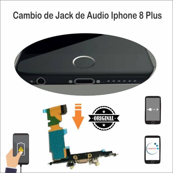 Cambiar Jack audio iPhone 8 Plus