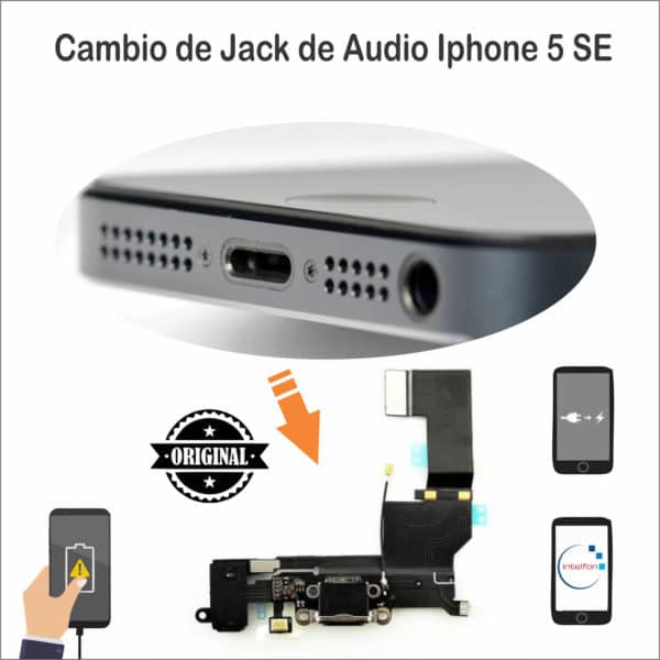 Cambiar jack audio iPhone 5 SE